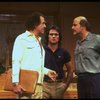 L-R) Actors Louis Zorich, Tommy Lee Jones and Peter Boyle  in a scene from the New York Shakespeare Festival production of the play "True West." (New York)