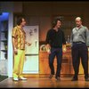 L-R) Actors Louis Zorich, Tommy Lee Jones and Peter Boyle  in a scene from the New York Shakespeare Festival production of the play "True West." (New York)