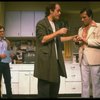 Actors Sam Schacht, Gary Sinise and John Malkovich in a scene from the off-Broadway revival of the play "True West." (New York)