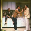 Actors Sam Schacht, Gary Sinise and John Malkovich in a scene from the off-Broadway revival of the play "True West." (New York)