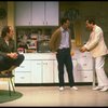 Actors Sam Schacht, Gary Sinise and John Malkovich in a scene from the off-Broadway revival of the play "True West." (New York)