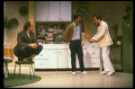 Actors Sam Schacht, Gary Sinise and John Malkovich in a scene from the off-Broadway revival of the play "True West." (New York)