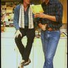 L-R) Actor/brothers Dennis and Randy Quaid from the off-Broadway revival of the play "True West." (New York)