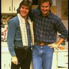 L-R) Actor/brothers Dennis and Randy Quaid from the off-Broadway revival of the play "True West." (New York)