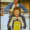 T-B) Actor/brothers Dennis and Randy Quaid from the off-Broadway revival of the play "True West." (New York)