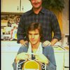 B-T) Actor/brothers Dennis and Randy Quaid from the off-Broadway revival of the play "True West." (New York)