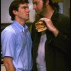 L-R) Actor/brothers Dennis and Randy Quaid in a scene from the off-Broadway revival of the play "True West." (New York)