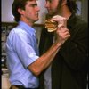 L-R) Actor/brothers Dennis and Randy Quaid in a scene from the off-Broadway revival of the play "True West." (New York)