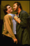 Actor/brothers Dennis and Randy Quaid in a scene from the off-Broadway revival of the play "True West." (New York)