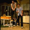 L-R) Actors Daniel Stern and Tim Matheson in a scene from the off-Broadway revival of the play "True West." (New York)