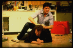 L-R) Actors Daniel Stern and Tim Matheson in a scene from the off-Broadway revival of the play "True West." (New York)