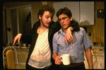 L-R) Actors Daniel Stern and Tim Matheson in a scene from the off-Broadway revival of the play "True West." (New York)