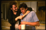 L-R) Actors Daniel Stern and Tim Matheson in a scene from the off-Broadway revival of the play "True West." (New York)