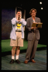 L-R) Actors John Glover and Nathan Lane in a scene from the Broadway production of the play "Love! Valour! Compassion!." (New York)