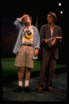 L-R) Actors John Glover and Nathan Lane in a scene from the Broadway production of the play "Love! Valour! Compassion!." (New York)