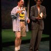 L-R) Actors John Glover and Nathan Lane in a scene from the Broadway production of the play "Love! Valour! Compassion!." (New York)