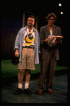 L-R) Actors John Glover and Nathan Lane in a scene from the Broadway production of the play "Love! Valour! Compassion!." (New York)