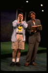 L-R) Actors John Glover and Nathan Lane in a scene from the Broadway production of the play "Love! Valour! Compassion!." (New York)