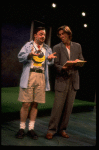 L-R) Actors John Glover and Nathan Lane in a scene from the Broadway production of the play "Love! Valour! Compassion!." (New York)