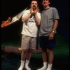 R-L) Actors Anthony Heald and Nathan Lane in a scene from the Broadway production of the play "Love! Valour! Compassion!." (New York)