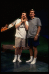 R-L) Actors Anthony Heald and Nathan Lane in a scene from the Broadway production of the play "Love! Valour! Compassion!." (New York)