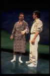 R-L) Actors Anthony Heald and Nathan Lane in a scene from the Broadway production of the play "Love! Valour! Compassion!." (New York)