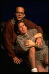 T-B) Actors John Benjamin Hickey and Anthony Heald in a scene from the Broadway production of the play "Love! Valour! Compassion!." (New York)