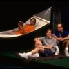 R-L) Actors John Glover, John Benjamin Hickey and Anthony Heald in a scene from the Broadway production of the play "Love! Valour! Compassion!." (New York)