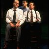 L-R) Actors John Benjamin Hickey, Justin Kirk and Anthony Heald in a scene from the Broadway production of the play "Love! Valour! Compassion!." (New York)