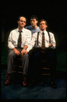 L-R) Actors John Benjamin Hickey, Justin Kirk and Anthony Heald in a scene from the Broadway production of the play "Love! Valour! Compassion!." (New York)