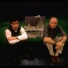 L-R) Director Joe Mantello and playwright Terrence McNally on the set of the Manhattan Theatre Club production of the play "Love! Valour! Compassion!." (New York)