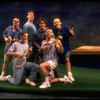 L-R) Actors Nathan Lane, Stephen Spinella, Justin Kirk, John Glover, Stephen Bogardus and John Benjamin Hickey in a scene from the Manhattan Theater Club production of the play "Love! Valour! Compassion!." (New York)