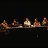 L-R) Actors Randy Becker, John Glover, Nathan Lane, Stephen Spinella, Justin Kirk and Stephen Bogardus in a scene from the Manhattan Theater Club production of the play "Love! Valour! Compassion!." (New York)