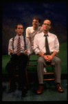 L-R) Actors Stephen Spinella, Justin Kirk and John Benjamin Hickey in a scene from the Manhattan Theater Club production of the play "Love! Valour! Compassion!." (New York)
