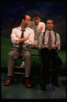 L-R) Actors Stephen Spinella, Justin Kirk and John Benjamin Hickey in a scene from the Manhattan Theater Club production of the play "Love! Valour! Compassion!." (New York)