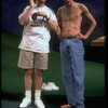 L-R) Actors Stephen Spinella and Nathan Lane in a scene from the Manhattan Theater Club production of the play "Love! Valour! Compassion!." (New York)