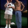 L-R) Actors Stephen Spinella and Nathan Lane in a scene from the Manhattan Theater Club production of the play "Love! Valour! Compassion!." (New York)