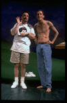 L-R) Actors Stephen Spinella and Nathan Lane in a scene from the Manhattan Theater Club production of the play "Love! Valour! Compassion!." (New York)
