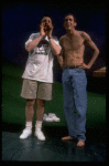 L-R) Actors Stephen Spinella and Nathan Lane in a scene from the Manhattan Theater Club production of the play "Love! Valour! Compassion!." (New York)