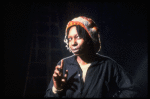 Actress Whoopi Goldberg in a scene from her one-woman Broadway show "Whoopi Goldberg." (New York)