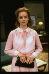 Actress Swoosie Kurtz in a scene from the Long Wharf Theatre production of the play "Who's Afraid Of Virginia Woolf?"