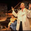 Actors Rosemary Prinz and Jack Lemmon in a scene from the Broadway production of the play "Tribute." (New York)