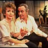 Actors Rosemary Prinz and Jack Lemmon in a scene from the Broadway production of the play "Tribute." (New York)