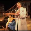 Actors Rosemary Prinz and Jack Lemmon in a scene from the Broadway production of the play "Tribute." (New York)