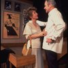 Actors Rosemary Prinz and Jack Lemmon in a scene from the Broadway production of the play "Tribute." (New York)