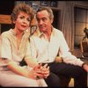Actors Rosemary Prinz and Jack Lemmon in a scene from the Broadway production of the play "Tribute." (New York)
