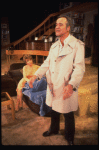Actors Rosemary Prinz and Jack Lemmon in a scene from the Broadway production of the play "Tribute." (New York)