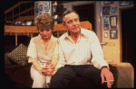 Actors Rosemary Prinz and Jack Lemmon in a scene from the Broadway production of the play "Tribute." (New York)