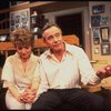 Actors Rosemary Prinz and Jack Lemmon in a scene from the Broadway production of the play "Tribute." (New York)