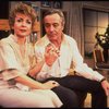 Actors Rosemary Prinz and Jack Lemmon in a scene from the Broadway production of the play "Tribute." (New York)